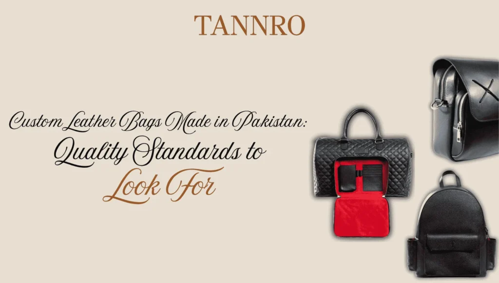Custom Leather Bags Made in Pakistan