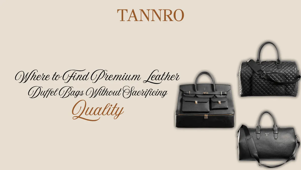 Premium Leather Duffel Bags